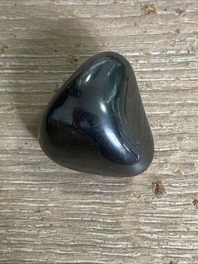 Polished Hematite Tumbled Stone - Deep Metallic Black